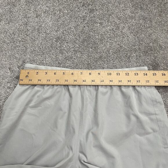 Fabletics Active Lined Shorts Mens Small Gray Elastic Waist Pocket Ahtletic 29x7 - Picture 5 of 16